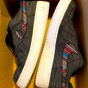 Nike Air Force 1 Denim Afro Punk